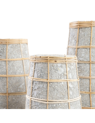 Vase Cutie - Béton gris Naturel - S