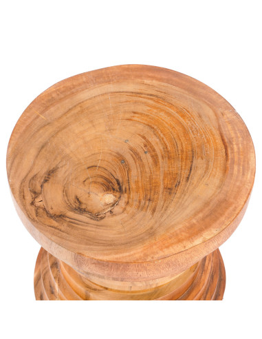 Tabouret/Table d'appoint Mazu - Naturel