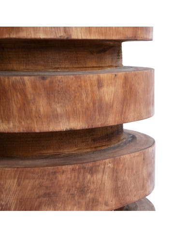 Tabouret/Table d'appoint Massaka - Naturel