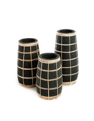 Vase Cutie - Noir Naturel - L