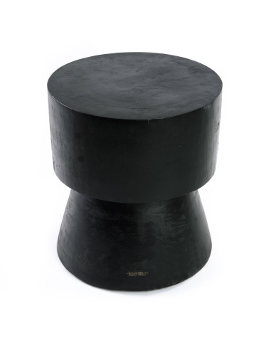 Tabouret/table d'appoint Warmi - Noir