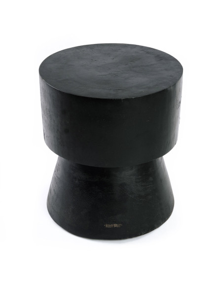 Tabouret/table d'appoint Warmi - Noir
