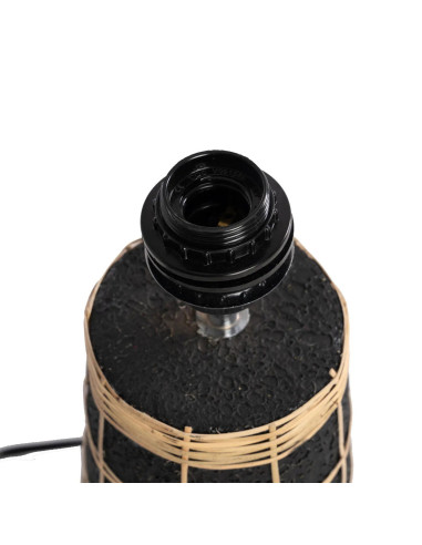 Lampe de table Naxos - Noir Naturel