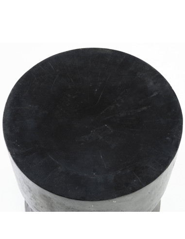 Tabouret/table d'appoint Warmi - Noir