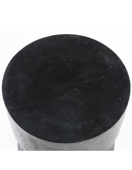 Tabouret/table d'appoint Warmi - Noir