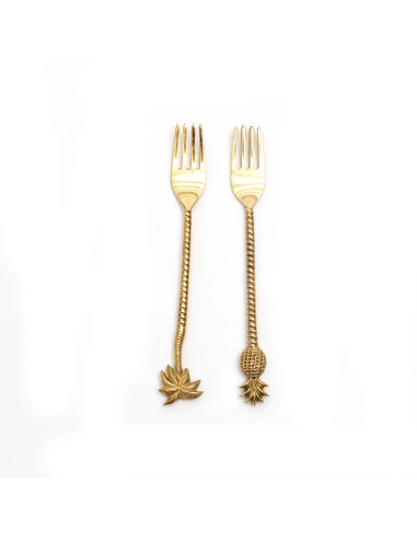 Fourchette Ananas - Or