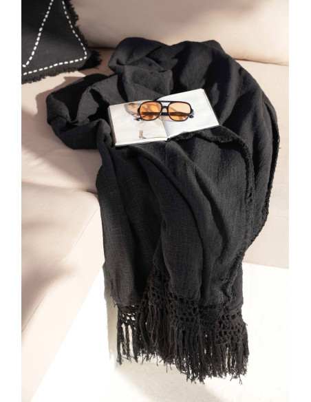 Le jeté de lit gitan - Noir