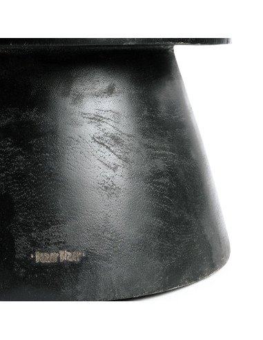 Tabouret/table d'appoint Warmi - Noir