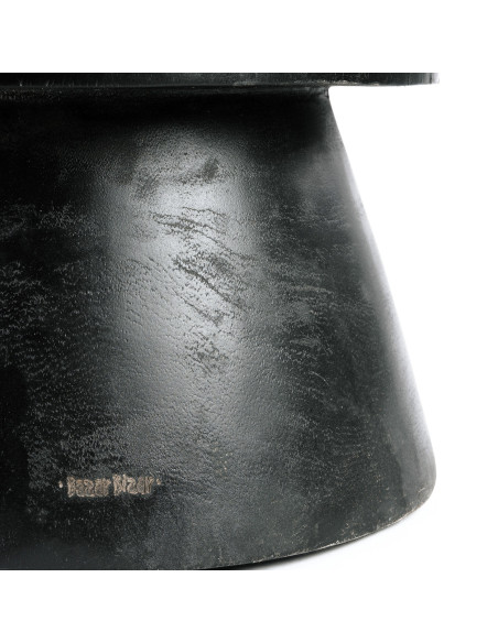 Tabouret/table d'appoint Warmi - Noir