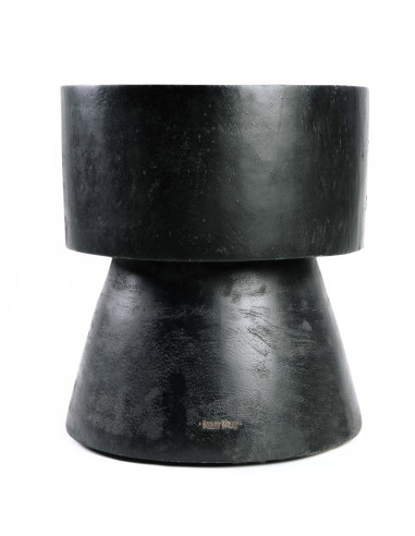 Tabouret/table d'appoint Warmi - Noir