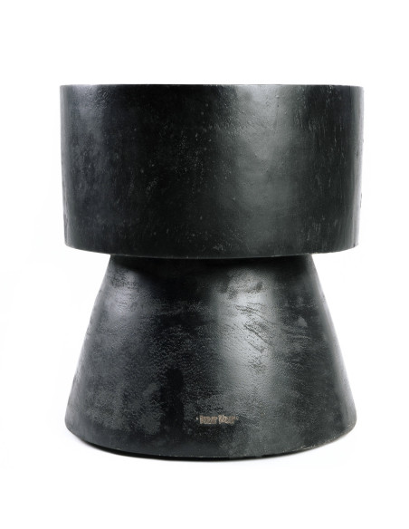Tabouret/table d'appoint Warmi - Noir