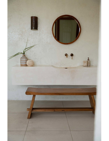 Vase Whoopy  - Béton gris Naturel - L