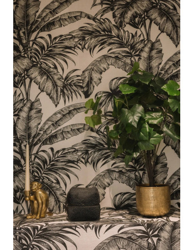 Le panier en perles - Noir - S