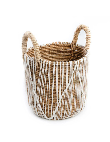 Point de macramé droit - Naturel Blanc - M