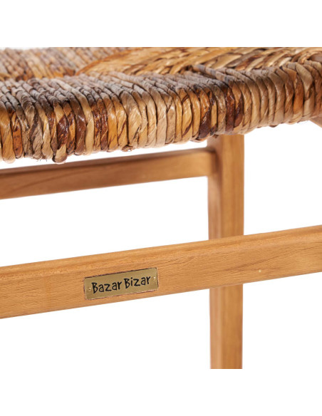 Le tabouret de bar Puquta - Naturel - IntérieurBazar Bizar