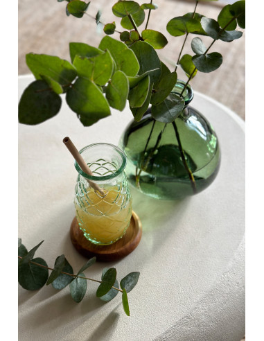 Le verre à ananas - Bleu - LBazar Bizar