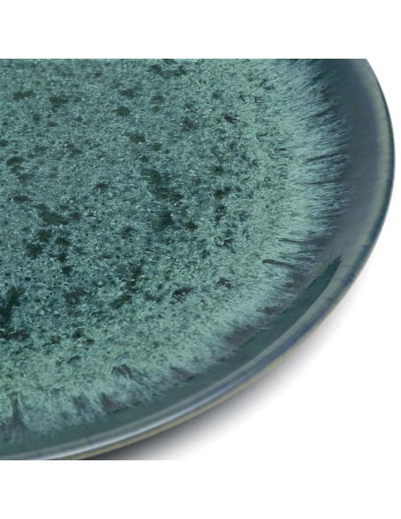 L'assiette de dîner Aqua - Ensemble de 4