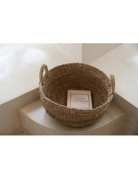 De Raffia Mand - Naturel - L