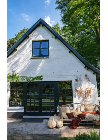 Housse de coussin Oh My Gee - Velours bordeaux - 30x50