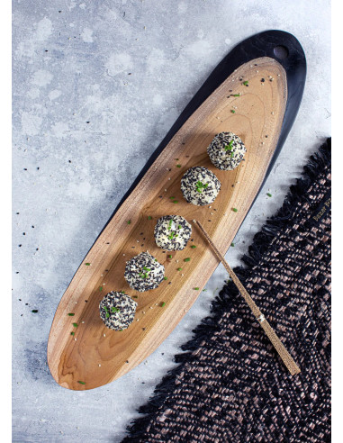 Lot de 4 sets de table De Oh My Gee - Noir Cuivré