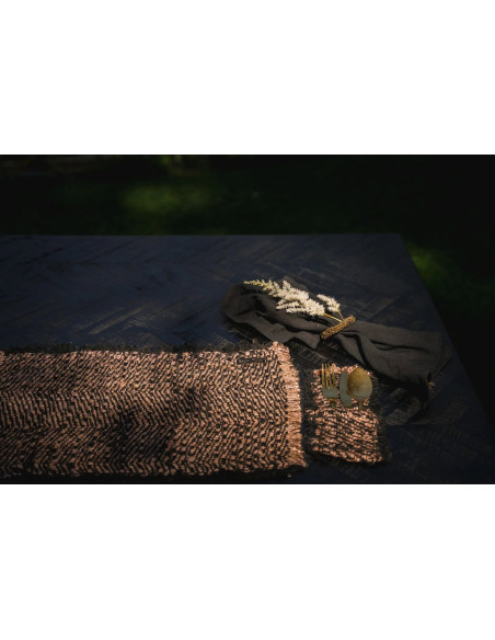 Lot de 4 sets de table De Oh My Gee - Noir Cuivré