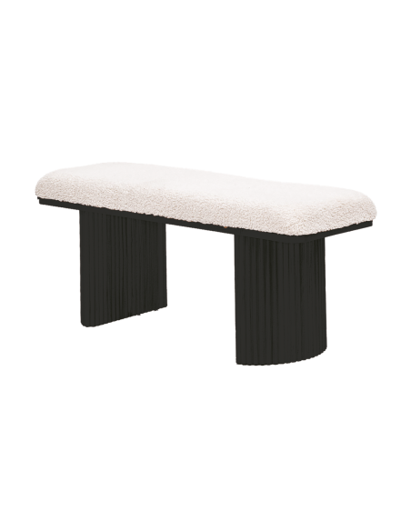 Banc Lize Noir 100cm opjet paris