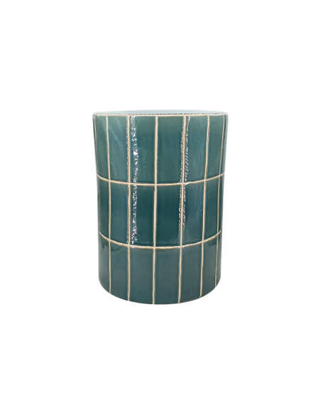 Bout de canapé Jojo vert bleu opjet paris