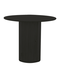 Table à manger ronde Lize noir pm D90 opjet paris