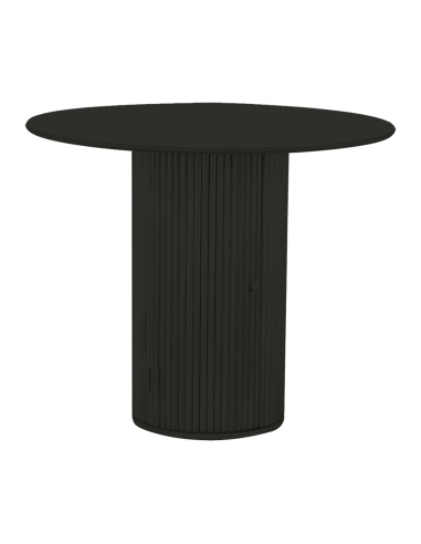 Table à manger ronde Lize noir pm D90 opjet paris