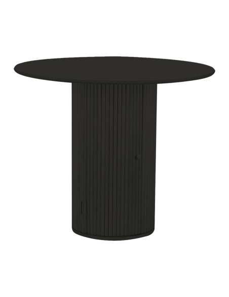 Table à manger ronde Lize noir pm D90 opjet paris Table à manger ronde Lize noir pm D90 opjet paris