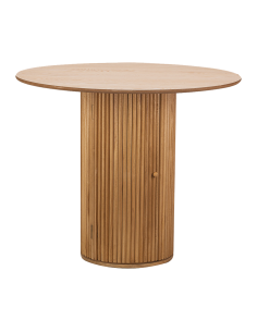 Table à manger ronde Lize pm naturel D90 opjet paris