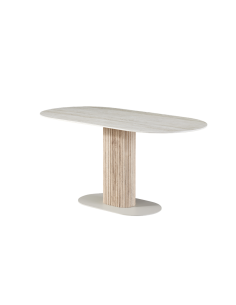 Table à manger ovale natura L160 opjet paris 2