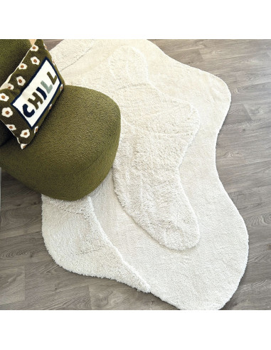 Tapis Harmonique blanc 160X230cm opjet paris