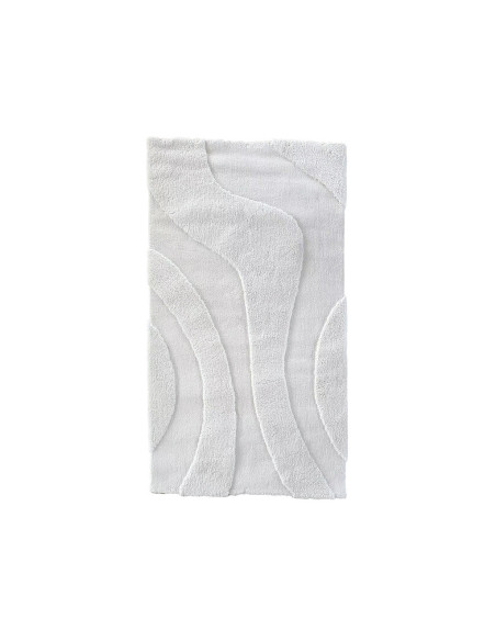 Tapis Ondulation blanc 70X150cm opjet paris