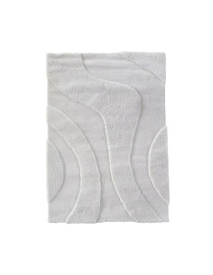 Tapis Ondulation blanc 140X200cm opjet paris