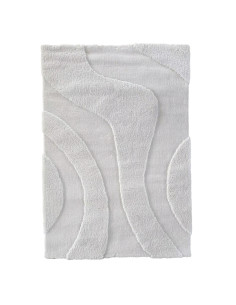 Tapis Ondulation blanc 170X240cm opjet paris