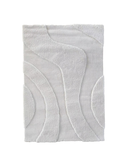 Tapis Ondulation blanc 170X240cm opjet paris