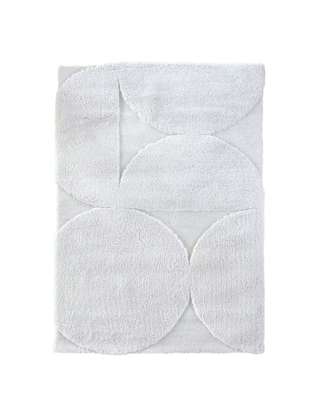 Tapis Rondo blanc 170X240cm opjet paris