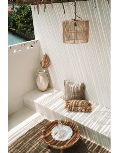 Set de table coquillage et herbe de mer - Blanc