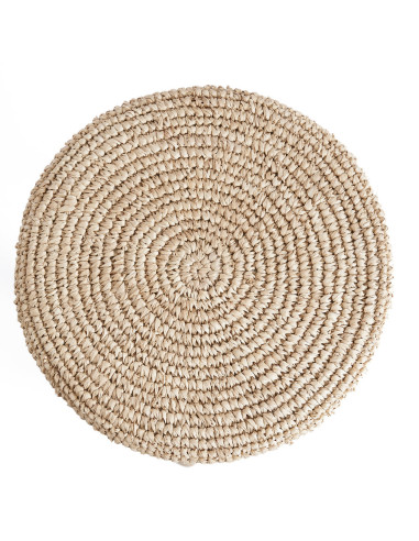 Le tabouret de bar en raphia Bazar Bizar