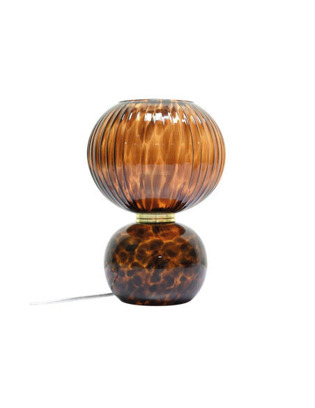 Lampe Adonis pm leopard D20 H28cm opjet