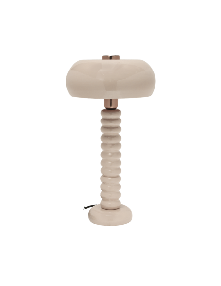 Lampe Utopie beige D26 H48cm opjet