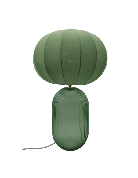 Lampe Lucas vert D30 H47,5cm opjet