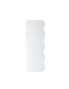 Miroir rectangle ondule bordure chromé H100cm opjet paris