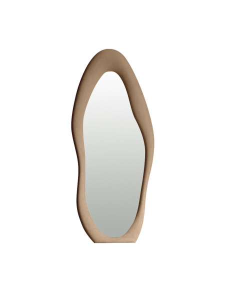 Miroir velours Osmose beige L60 H160cm opjet paris