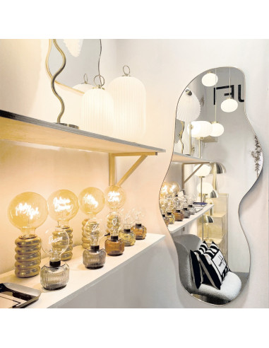 Miroir Osmose bordure chromé H120cm opjet paris