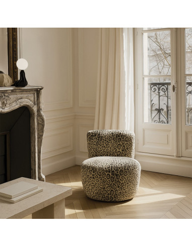 Fauteuil Eve Leopard opjet