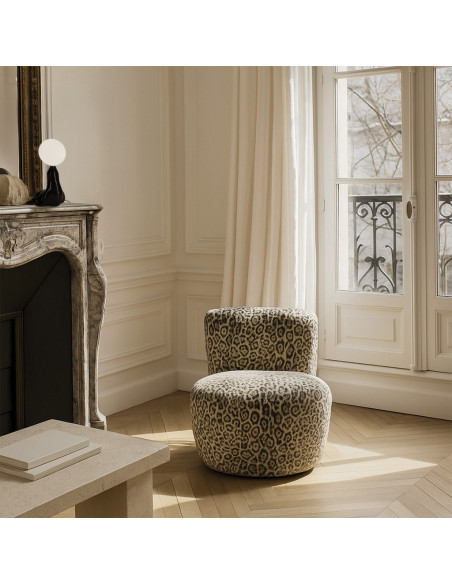 Fauteuil Eve Leopard opjet