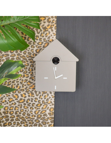 Horloge - Horloge Murale Coucou - Taupe - 24x27x9cmHousevitamin 