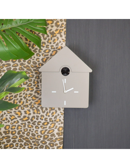 Horloge - Horloge Murale Coucou - Taupe - 24x27x9cmHousevitamin 